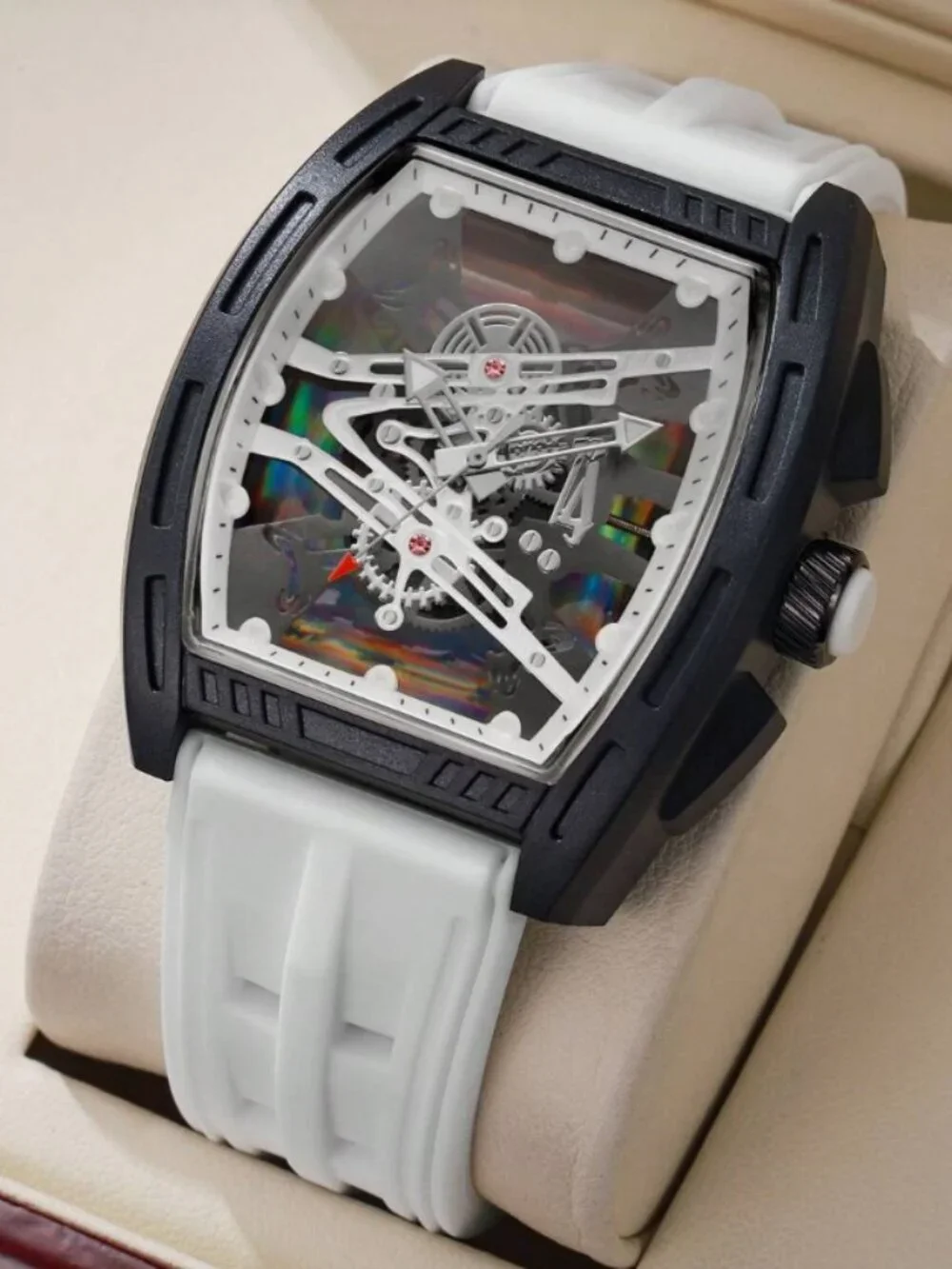 Richard mille watch 1:1 White/Black Larp